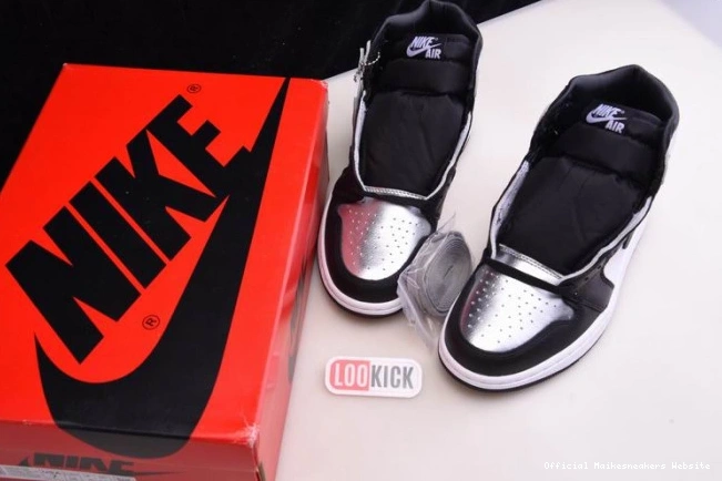 Official Maikesneakers JORDAN WMNS 1 SILVER HIGH CD0461-001 OG TOE AIR 0717
